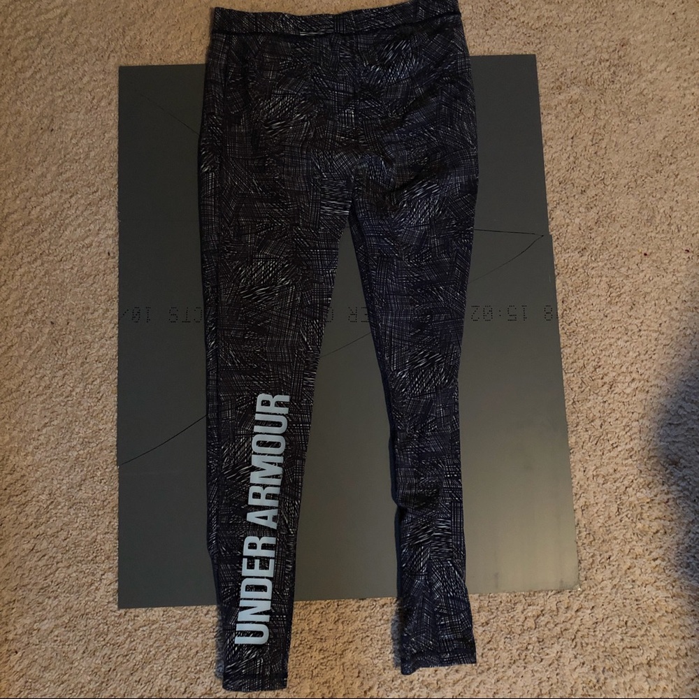Blue and Black Under Armour Leggings